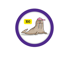 Little Kids 300 Points Badge