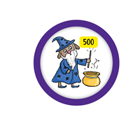 Little Kids 500 Points Badge