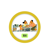 Kids 300 Points Badge