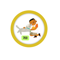 Kids 700 Points Badge