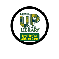 Level Up Your  Alphabet Game Badge